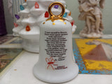 TO HEAVEN! "Porcelain BELL with Gold