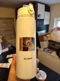 DIA DEL PADRE - Botella plástica para bebidas con sorbeto