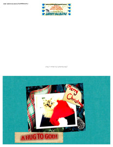 A hug to God - GREETING CARD - Digital Version - SEND / YOU CAN PRINT AT HOME