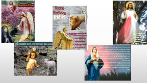 LOVE OF JESUS - SET OF 5 POST CARDS