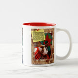 "Christmas TO & FROM STICKERS" Mug - Include it in your Christmas gift list!