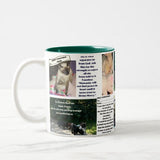 "Christmas TO & FROM STICKERS" Mug - A unique design to you or beloved ones!