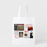 "Merry Christmas" - CHRISTMAS GIFT BAG OF FABRIC - Design in both sides - Awesome! Can be use as Christmas gift bag!