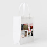 "Merry Christmas" - CHRISTMAS GIFT BAG OF FABRIC - Design in both sides - Awesome! Can be use as Christmas gift bag!