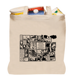 "ALWAYS LOVE" Cotton Fiber Tote Bag