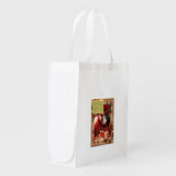 "Feliz Navidad" - CHRISTMAS GIFT BAG OF FABRIC - Design in both sides - Lovely! Buy now to you or as a gift!