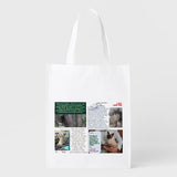 "Is Christmas" - CHRISTMAS GIFT BAG OF FABRIC - Design in both side - No wait to buy for Christmas! Is awesome! Unique product!