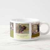 "Christmas stamps" SOUP MUG - Have messages to souls! Includes pieces of Christmas songs in English and Spanish!