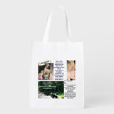 "Is Christmas" - CHRISTMAS GIFT BAG OF FABRIC - Design in both side - No wait to buy for Christmas! Is awesome! Unique product!
